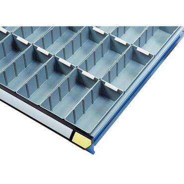Partition horizontal for drawer with front height 100-125mm